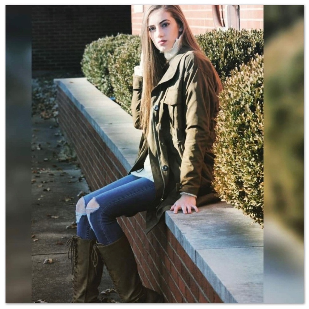 Olive Cargo Jacket!
